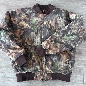 Vintage Camo Bomber Jacket